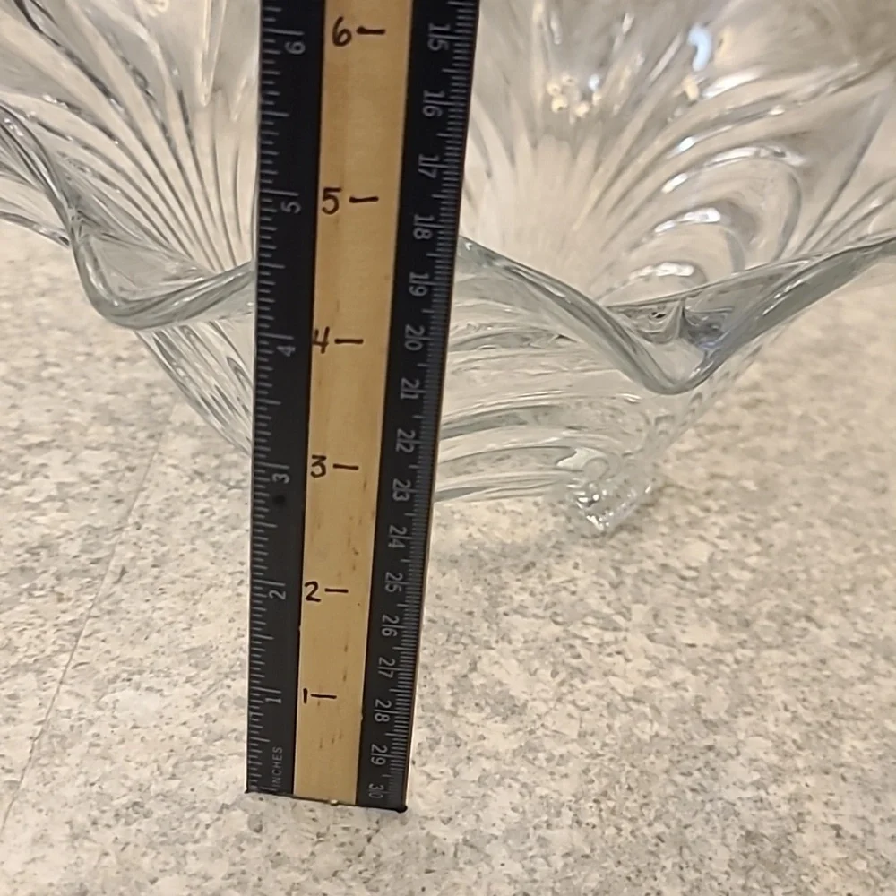 Cambridge Art Deco 12 inch round Footed bowl